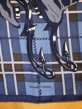 Load image into Gallery viewer, Hermes Cashmere and Silk GM Shawl “Cheval Punk” by Daiske Nomura.