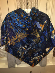 Hermes Silk Scarf “Wild Singapore“ by Alice Shirley