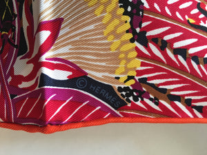 Hermes Silk Scarf “Wild Singapore“ by Alice Shirley