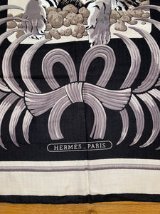 Hermes Cashmere/Silk GM Shawl “Tigre Royal” 140.