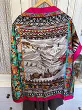 Load image into Gallery viewer, Hermes Silk Twill Scarf “La Femme aux Semelles de Vent” by Aline Honoré.
