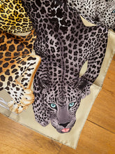 Load image into Gallery viewer, Hermès Silk Scarf « Lazy Leopardesses » by Arlette Ess