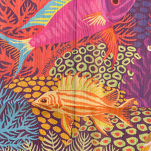 Load image into Gallery viewer, Hermes Silk Mousseline Shawl “Under the Waves” by Alice Shirley 140