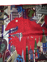 Load image into Gallery viewer, Hermes Silk Scarf « Animapolis » by Jan Bajtlik