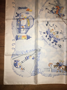 Hermès Silk Twill Scarf « Les Triples » by Nicole Lambert