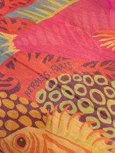 Load image into Gallery viewer, Hermes Silk Mousseline Shawl “Under the Waves” by Alice Shirley 140