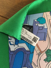 Load image into Gallery viewer, Hermes Silk Scarf “The Battery New-York” by Ugo Gattoni.