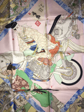 Load image into Gallery viewer, Hermes Scarf “Les Artisans d&#39;Hermes” by Japanese artist Akira Yamaguchi