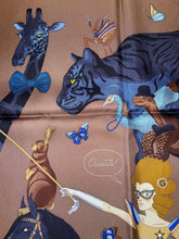 Load image into Gallery viewer, Hermes Scarf “Hermès Story” by Jonathan Burton.