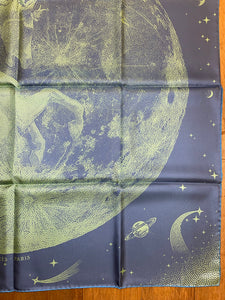 HERMES “Clair de Lune” double face Scarf by Dimitri Rybaltchenko.